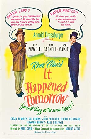 It Happened Tomorrow (1944) Free Movie