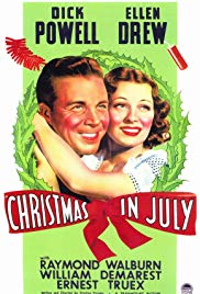 Christmas in July (1940) Free Movie